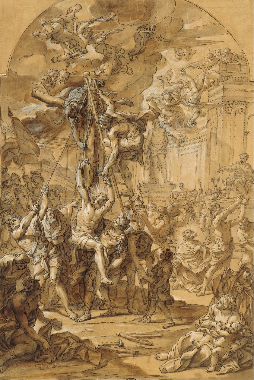 Les martyres des apôtres Philippe et Jacques le Mineur - Giovanni Odazzi