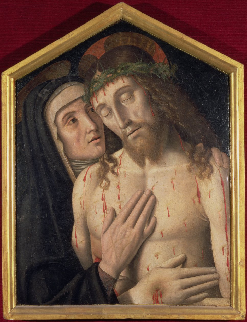 Lamentation du Christ mort - Giovanni Santi or Sanzio