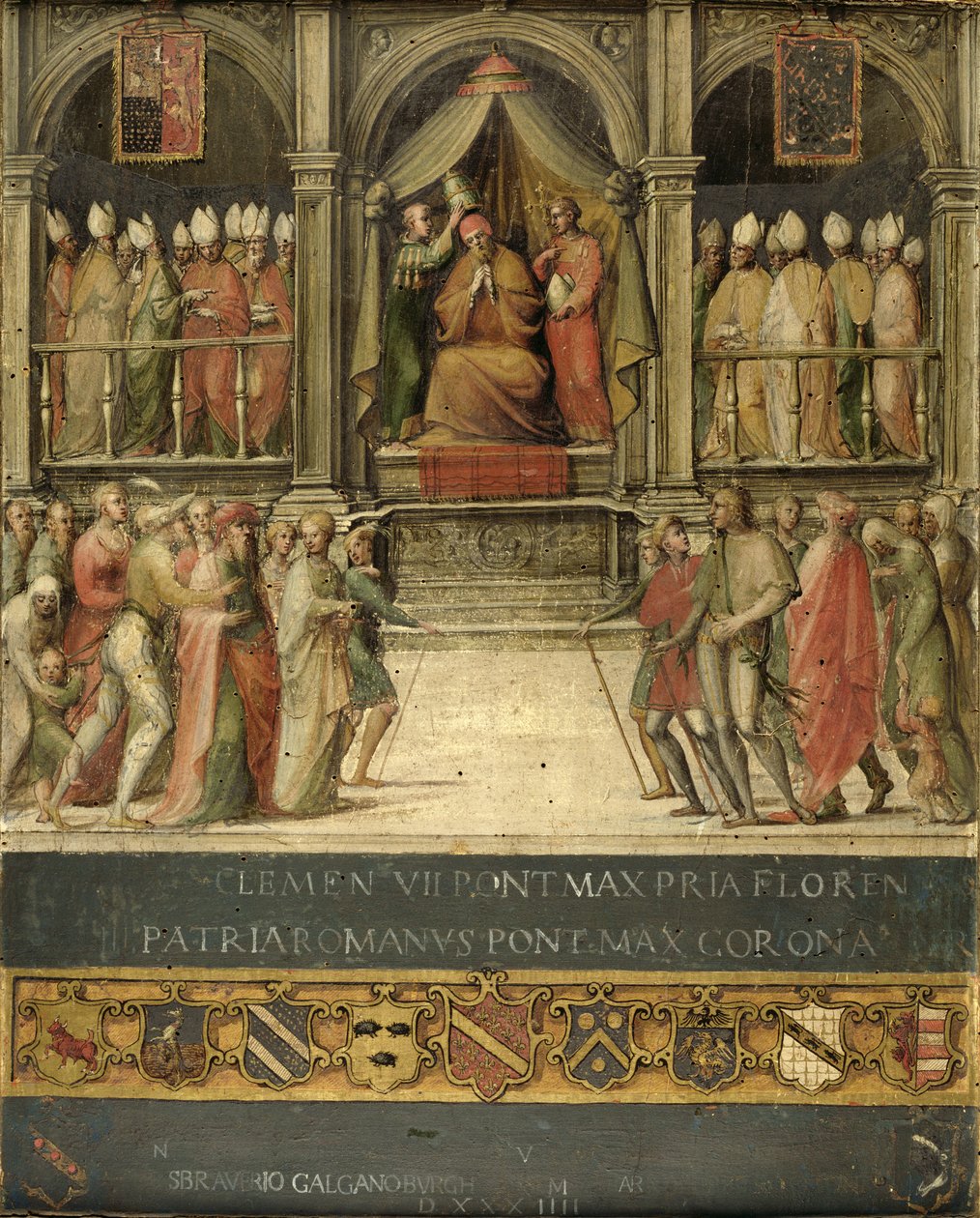 Couronnement du Pape Paul II (1417-71) 1534 - Giovanni di Lorenzo Cini