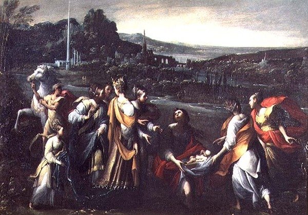 La Découverte de Moïse - Giovanni Donducci