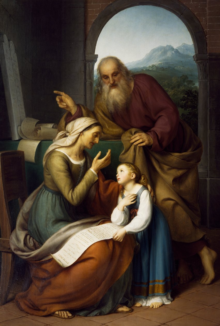 Éducation de la Vierge - Giovanni Carnovali