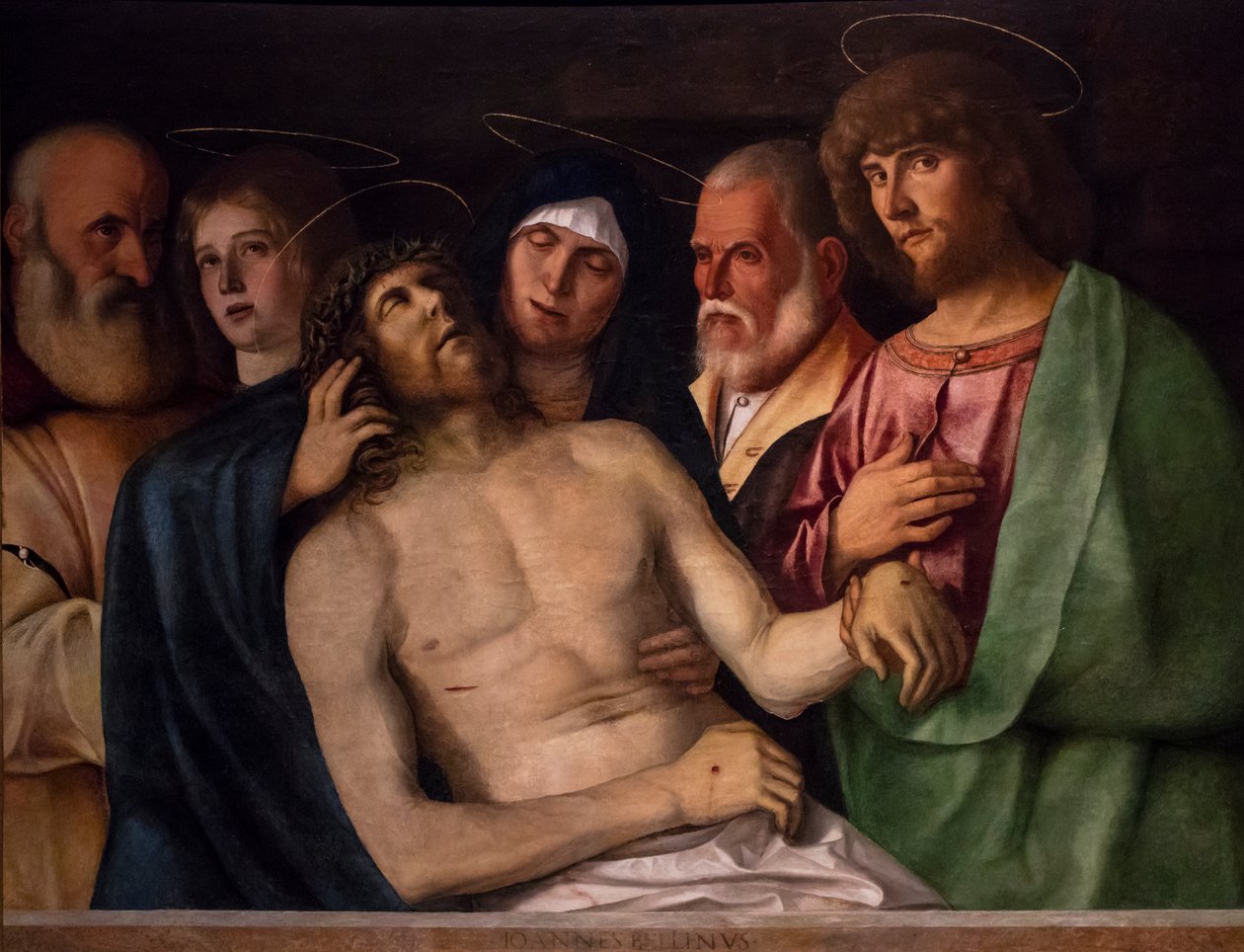 Lamentation du Christ, vers 1502 (technique mixte sur bois de peuplier) - Giovanni (workshop of) Bellini