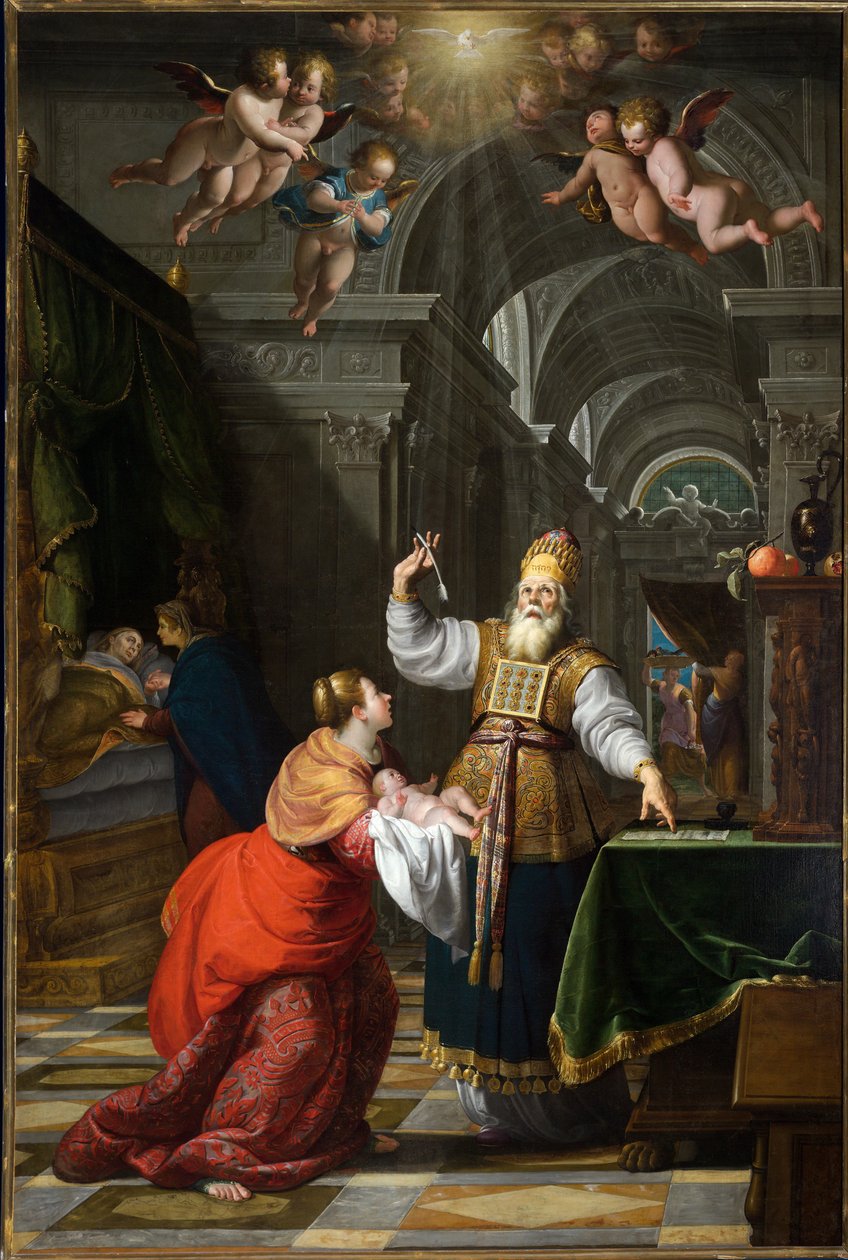 Triomphe du nom de Saint Jean-Baptiste - Giovanni Andrea Ansaldo