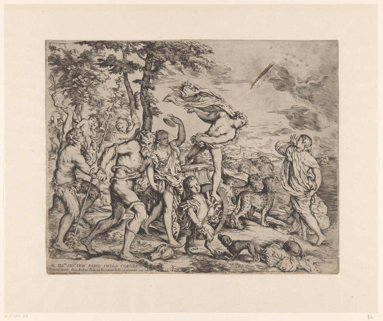 Bacchus rencontre Ariane à Naxos - Giovanni Andrea Podesta