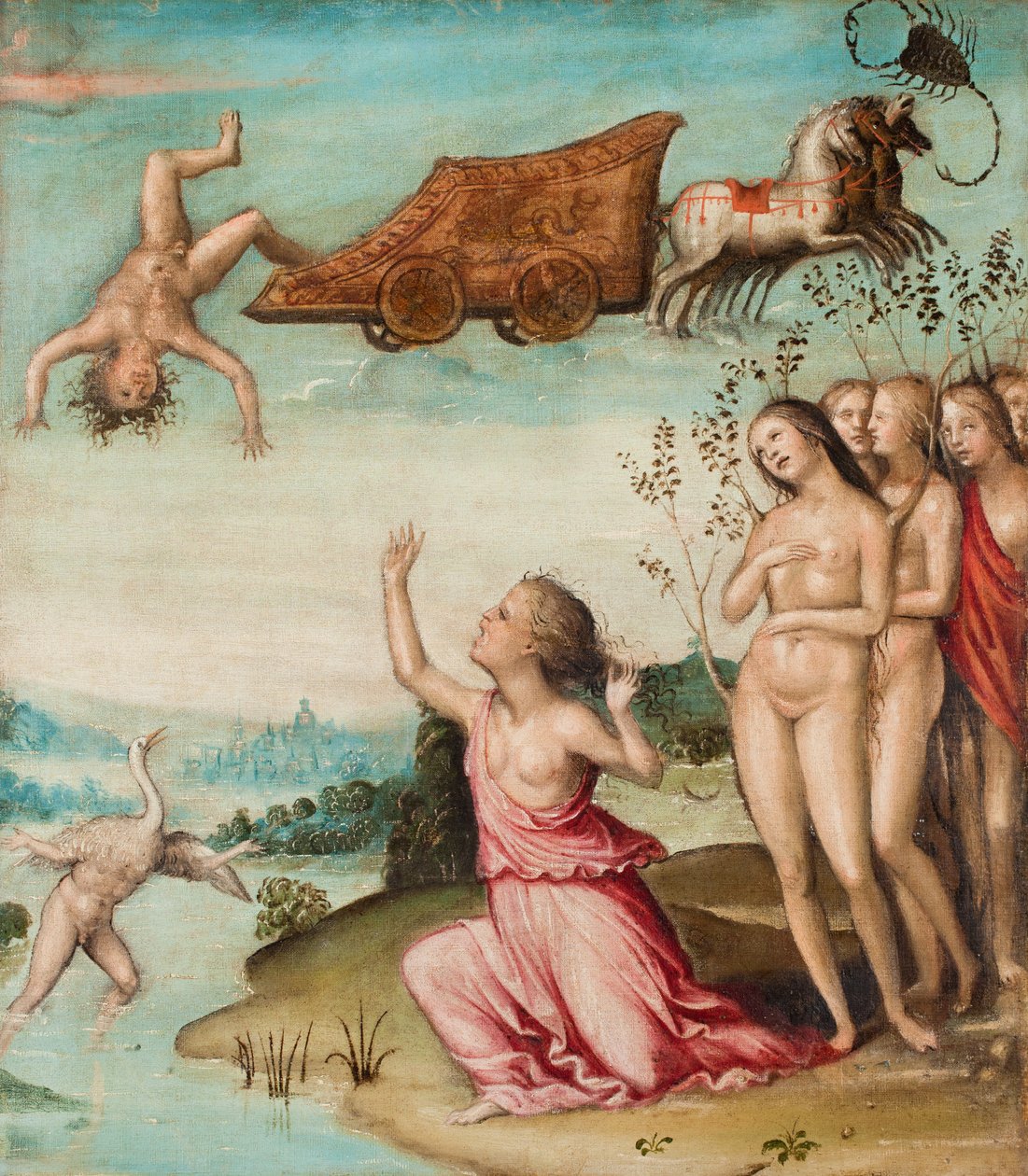 La chute de Phaéton, après 1500 - Giovanni Antonio Bazzi Sodoma