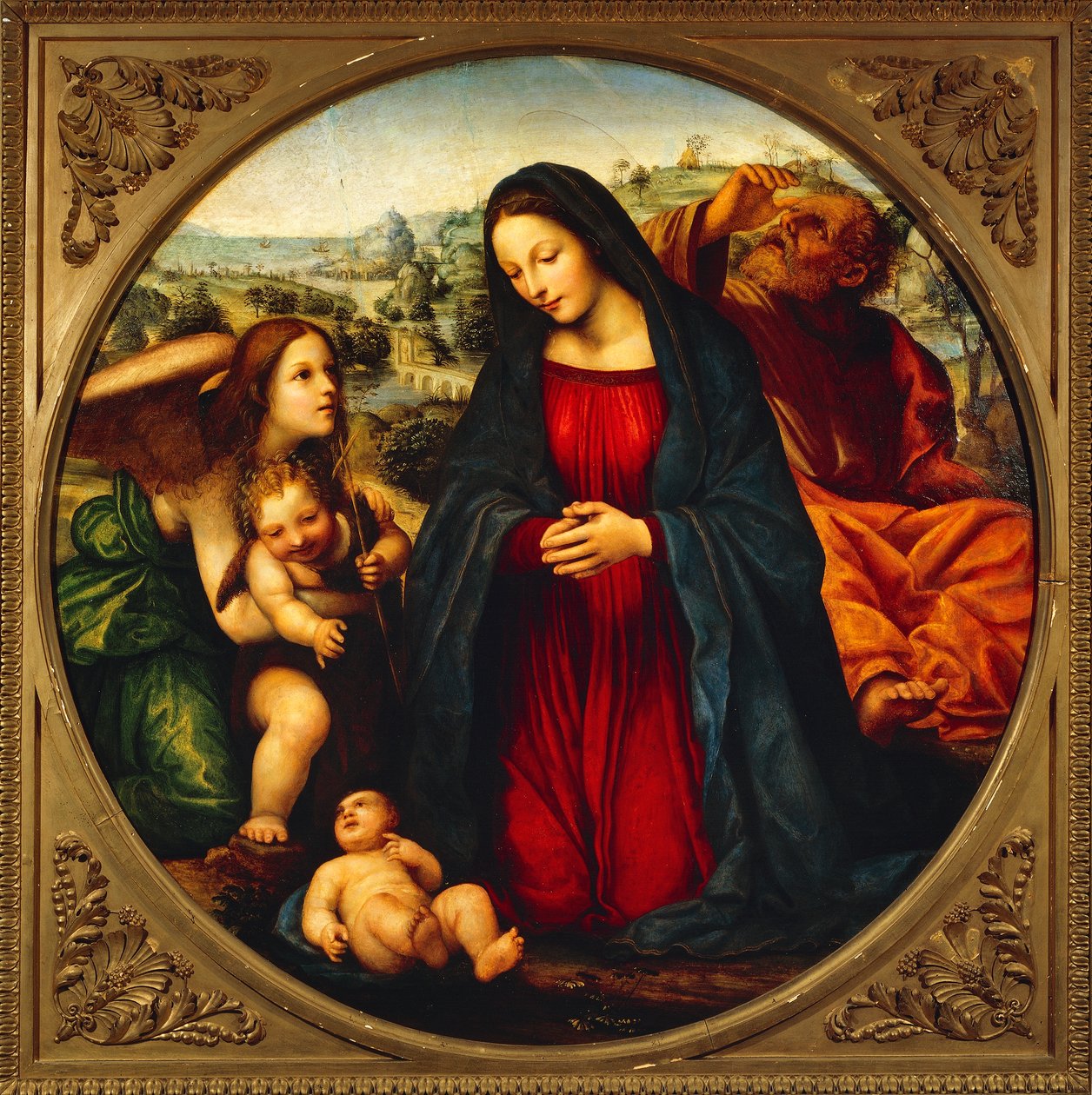 La Sainte Famille, par Giovanni Antonio Bazzi, dit Sodoma (1477-1549) - Giovanni Antonio Bazzi Sodoma