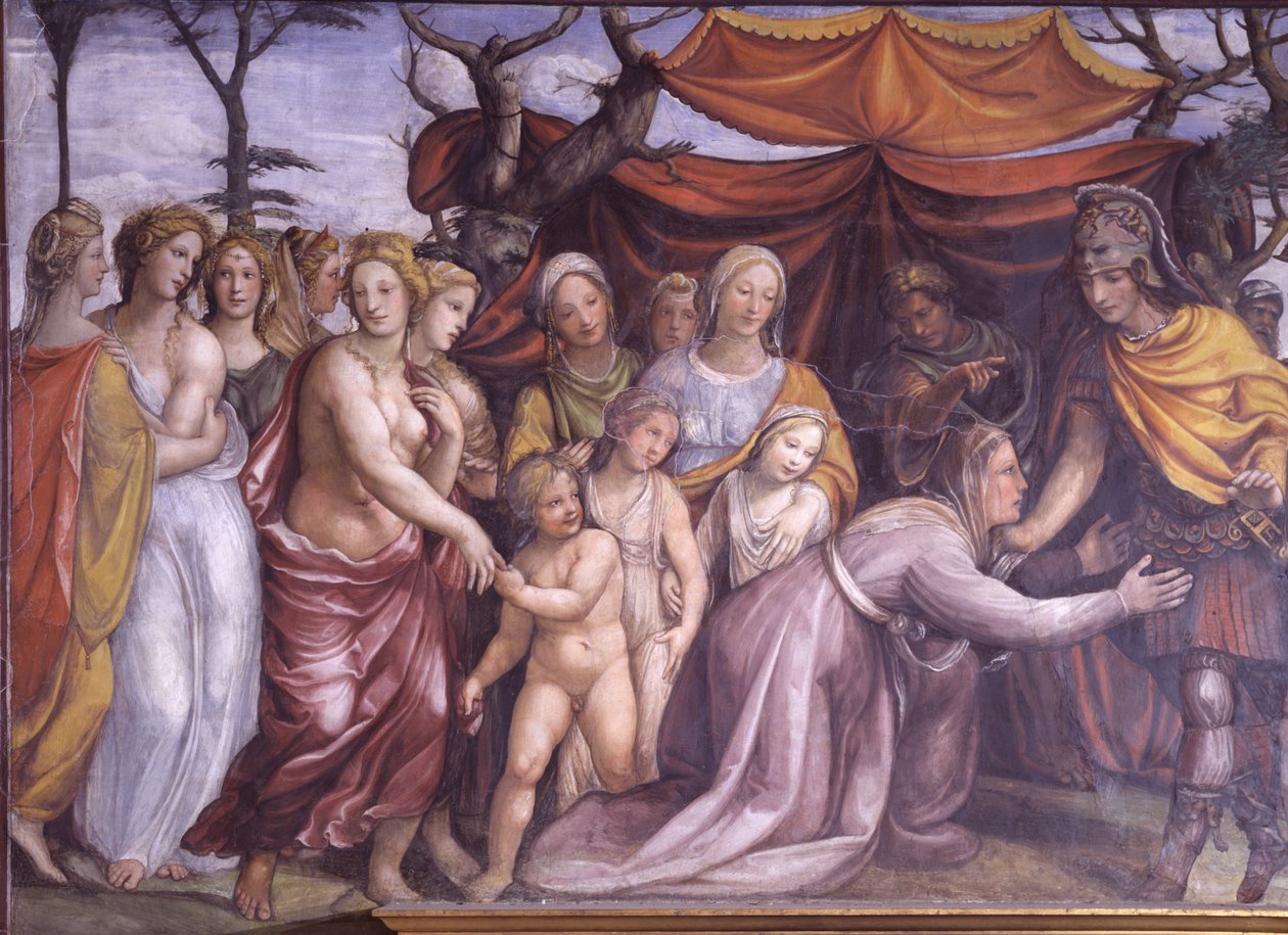 La Sala delle Nozze di Alessandro e Rossana (détail) d