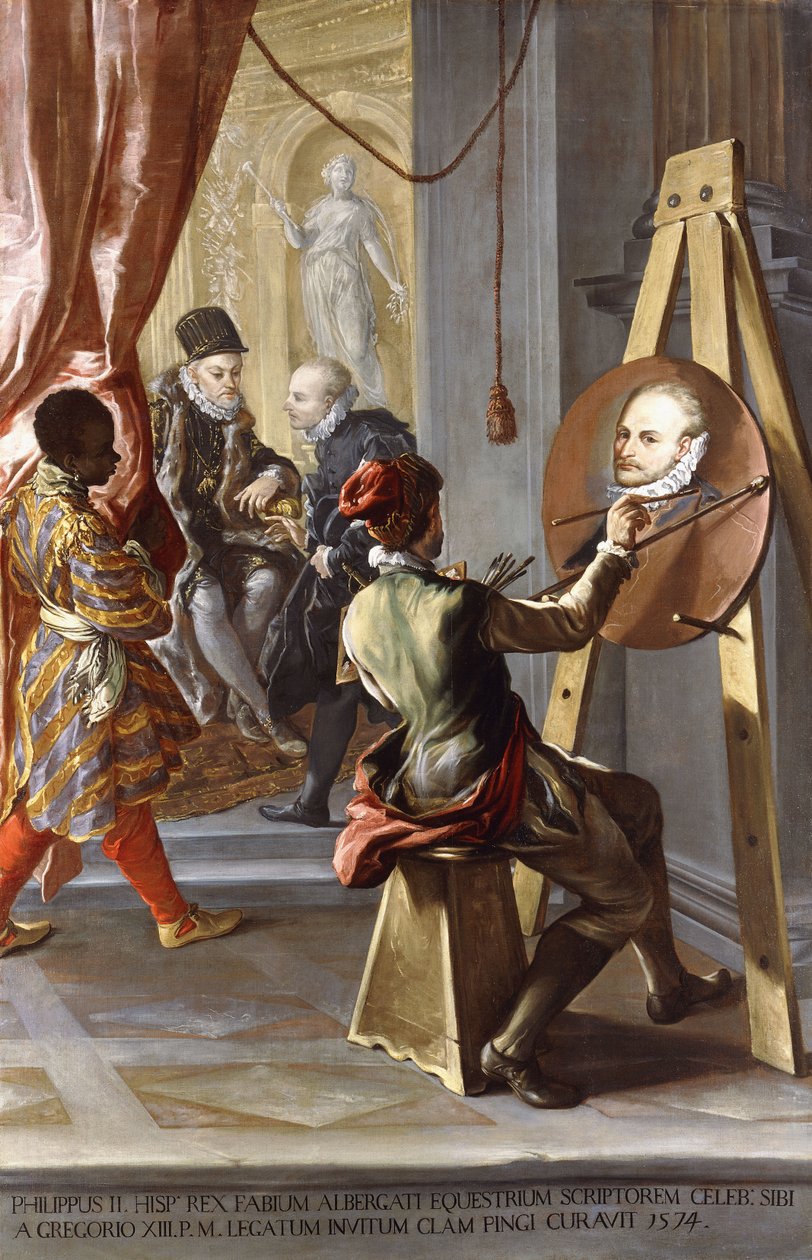 Fabio Albergati reçu par Philippe II d