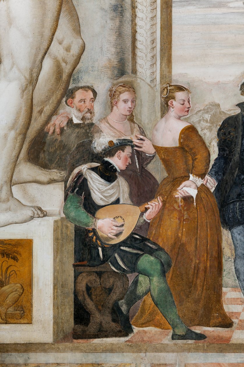 Invitation à la danse, salle principale, vers 1570 - Giovanni Antonio Fasolo