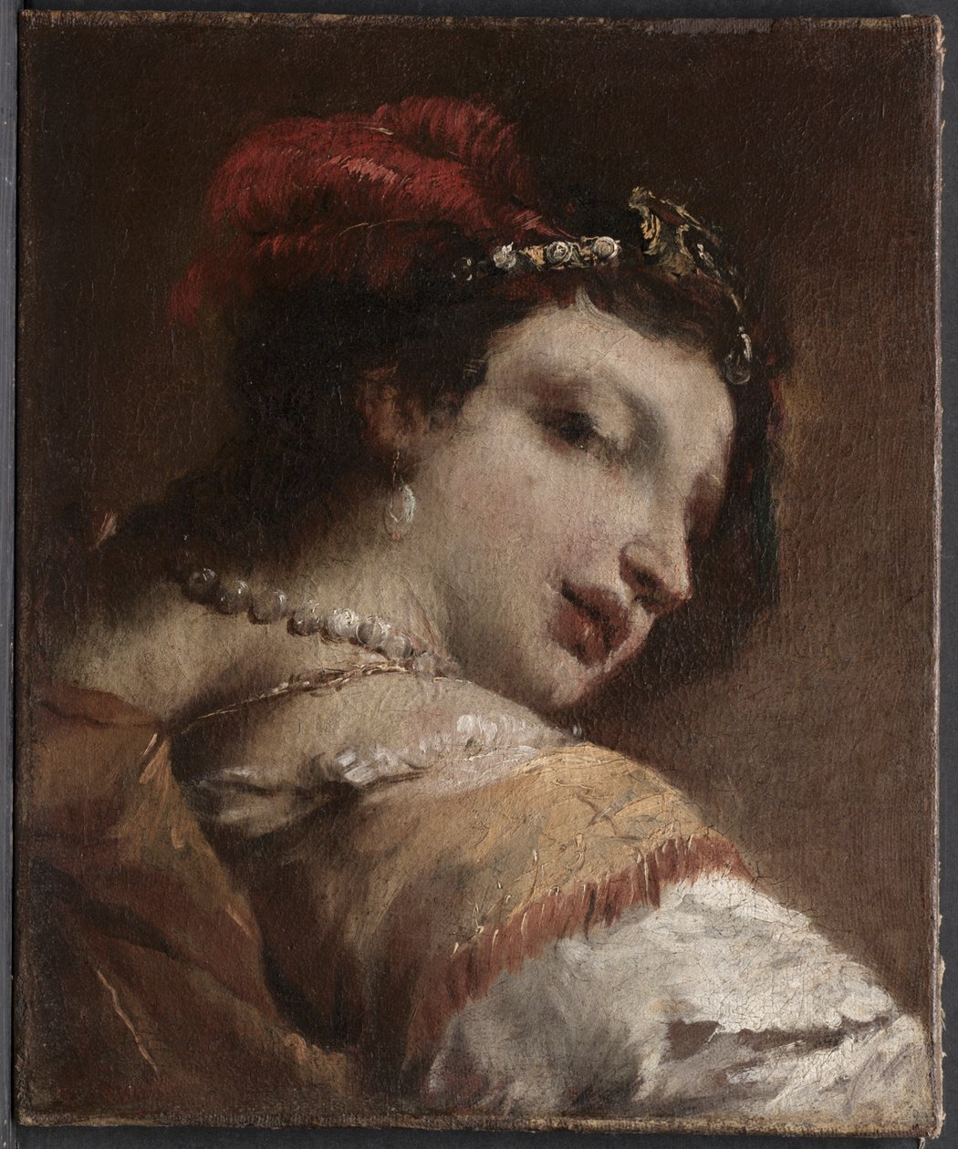 Tête de femme - Giovanni Antonio Guardi