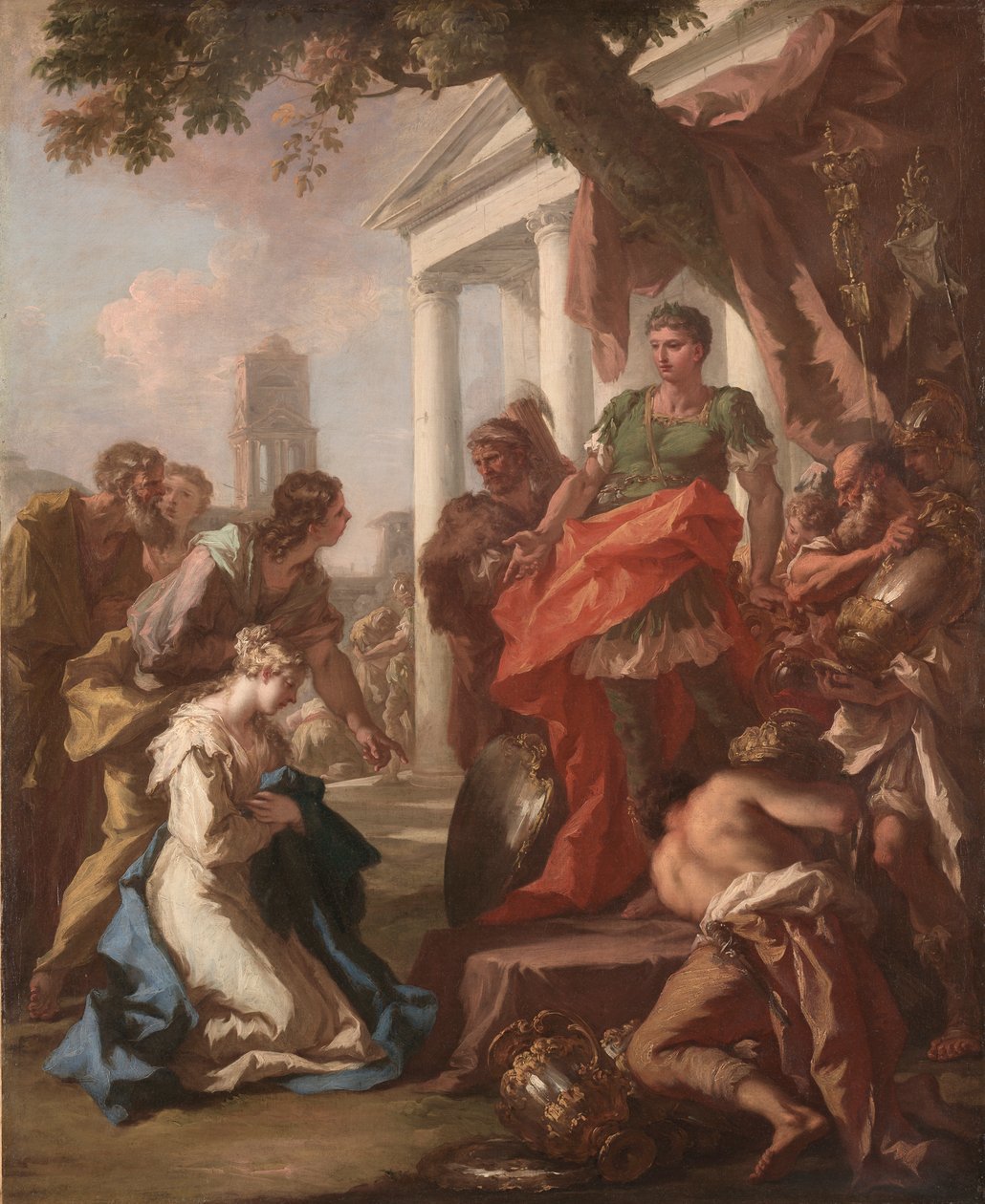 La continence de Scipion - Giovanni Antonio Pellegrini