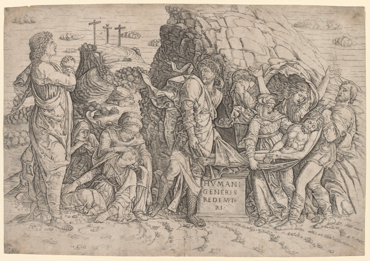 Mise au tombeau - Giovanni Antonio da Brescia