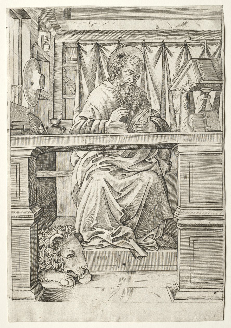 Saint Jérôme dans son étude, vers 1510 - Giovanni Antonio da Brescia