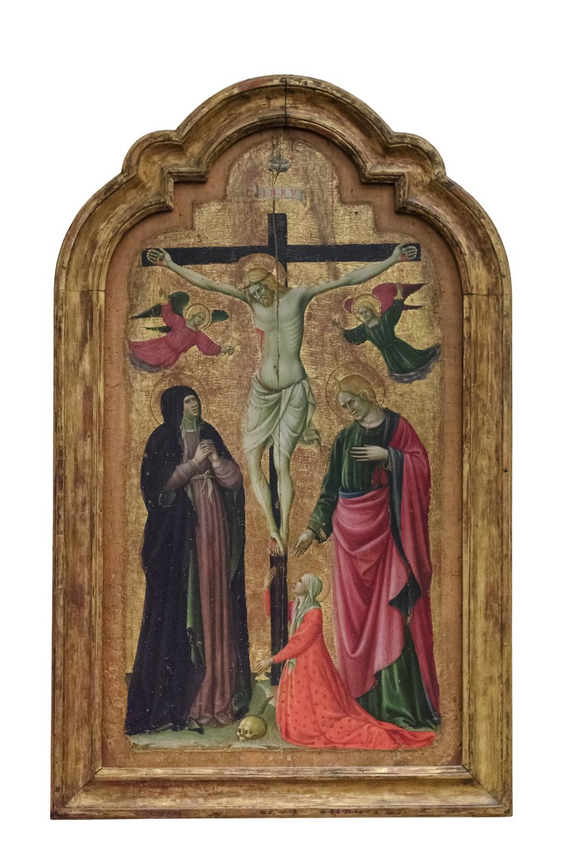 Crucifixion avec Sainte Lucie - Giovanni Antonio da Pesaro