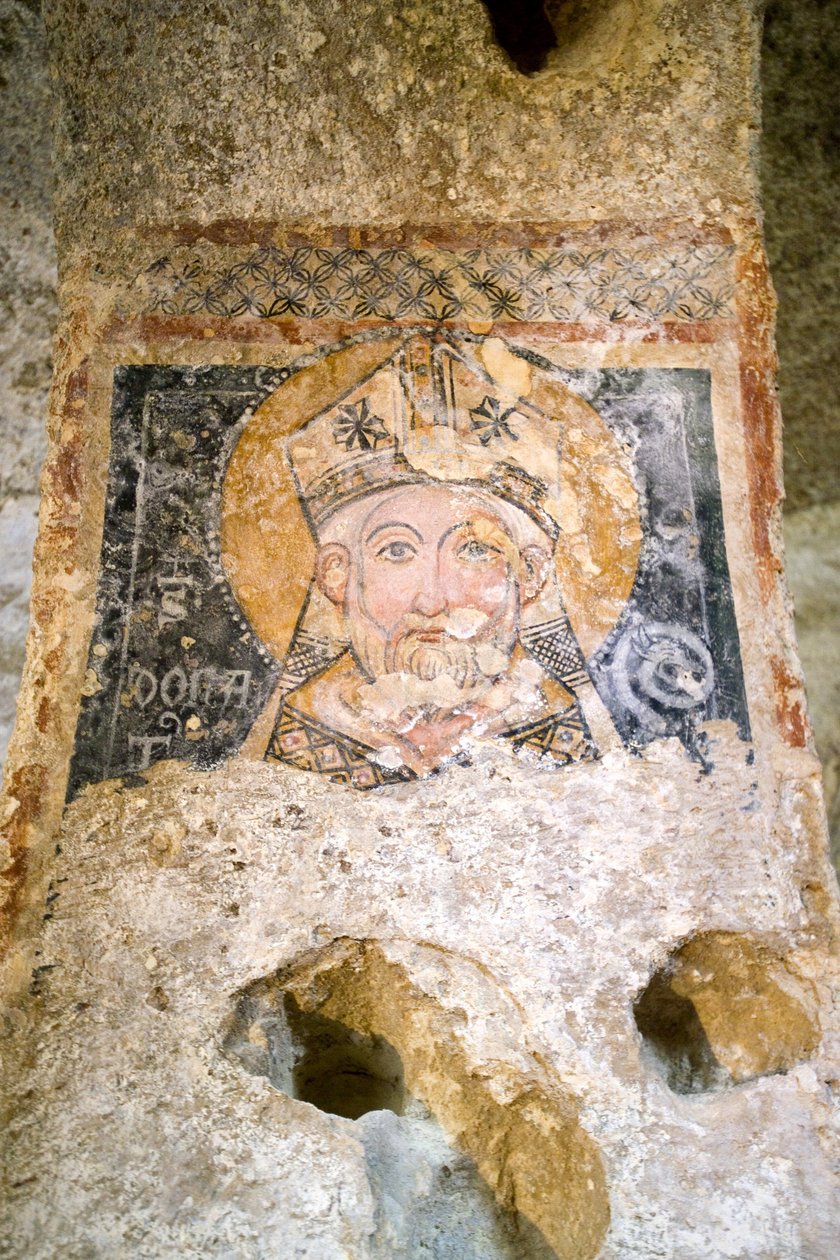 Fresque, église rocheuse, Convicinio di Sant