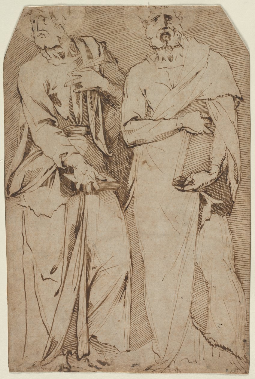 Deux saints debout - Giovanni Bandini