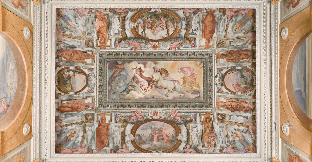 Char du Soleil conduit par Apollon, Loggia d