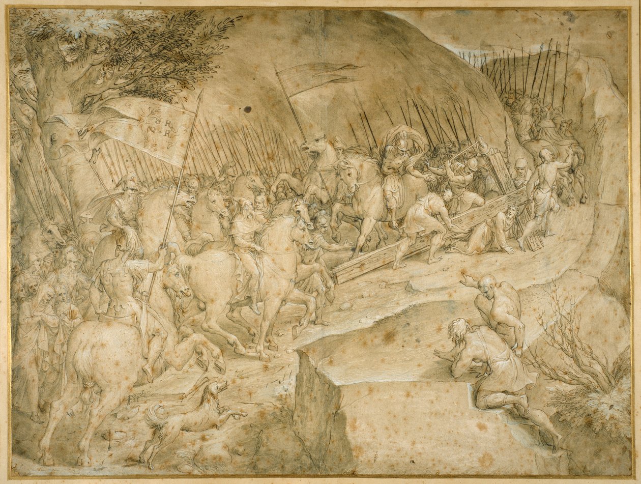 Le Chemin du Calvaire - Giovanni Battista  Castello