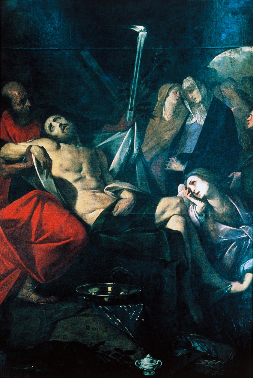 Déposition du Christ au sépulcre - Giovanni Battista  Crespi