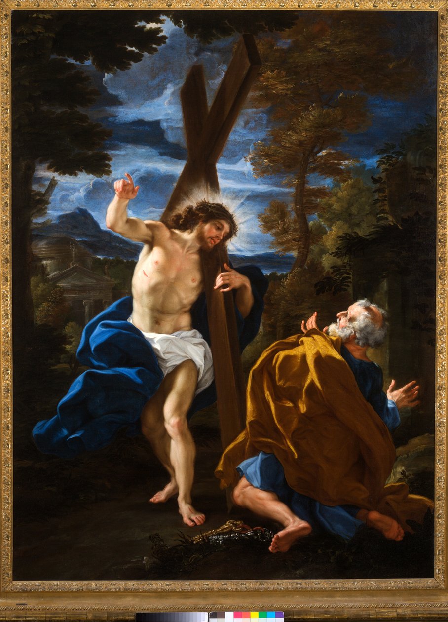 Domine, quo vadis? - Giovanni Battista (1639 1709) Gaulli