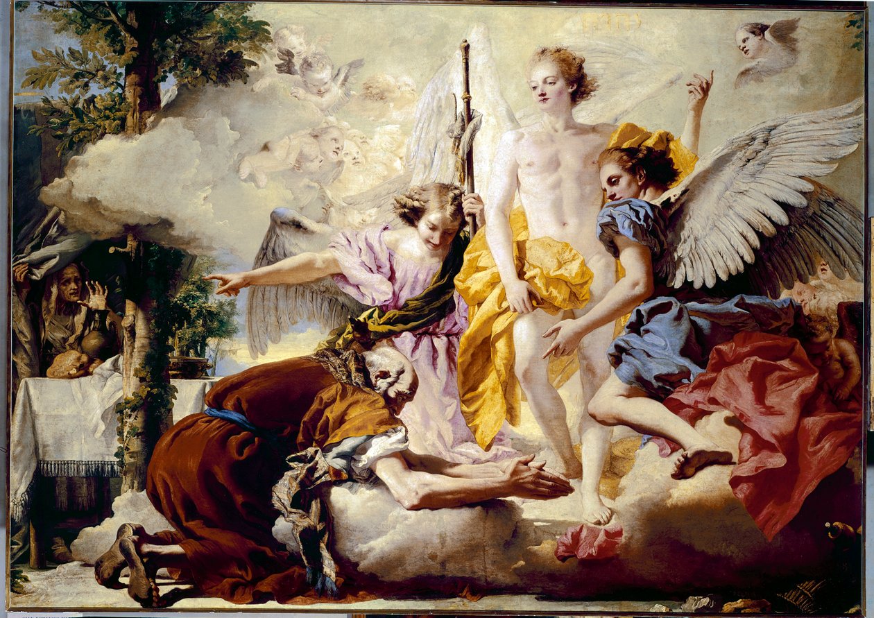 Apparition des trois anges à Abraham - Giovanni Battista Tiepolo