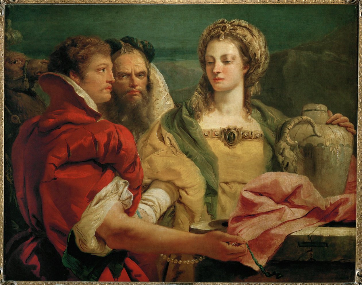 Rebecca au puits ... - Giovanni Battista (1696 1770) Tiepolo