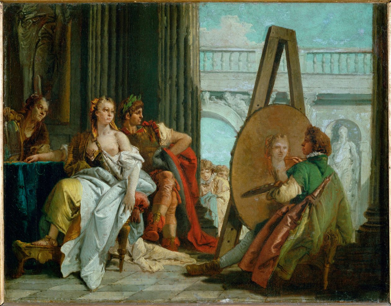 Le peintre Apelles, Alexandre le Grand et Campaspe ... - Giovanni Battista (1696 1770) Tiepolo