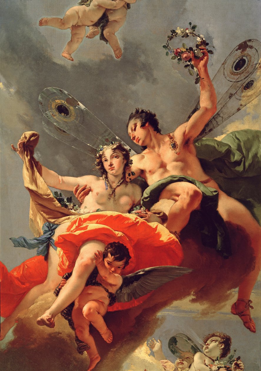 Zéphyr et Flora - Giovanni Battista (1696 1770) Tiepolo