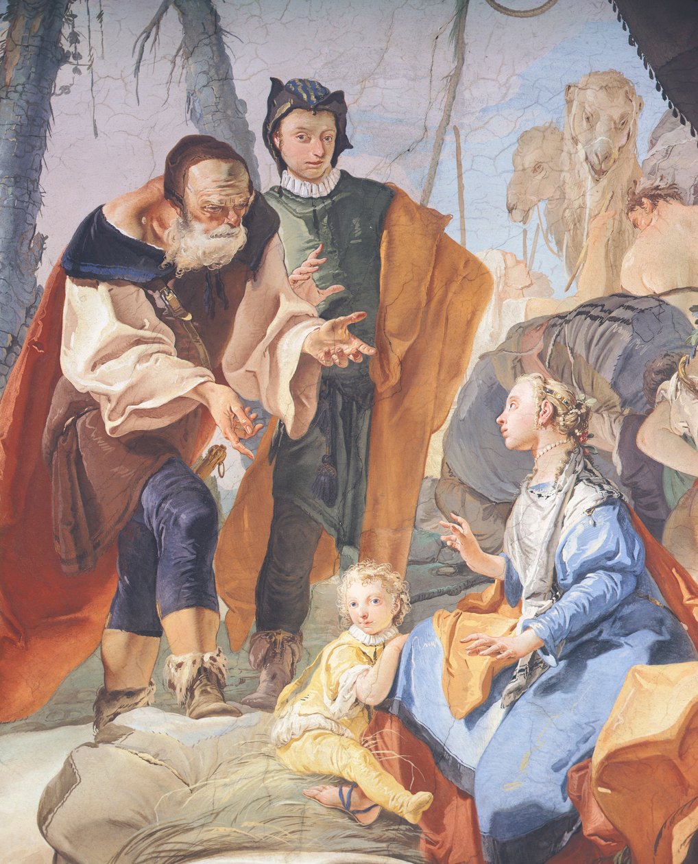 Fresques dans la galerie du Palais de l
