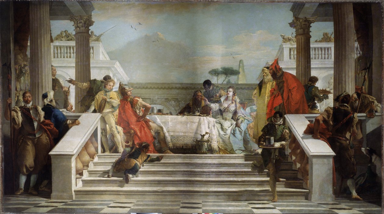 Le festin de Cléopâtre - Giovanni Battista Tiepolo