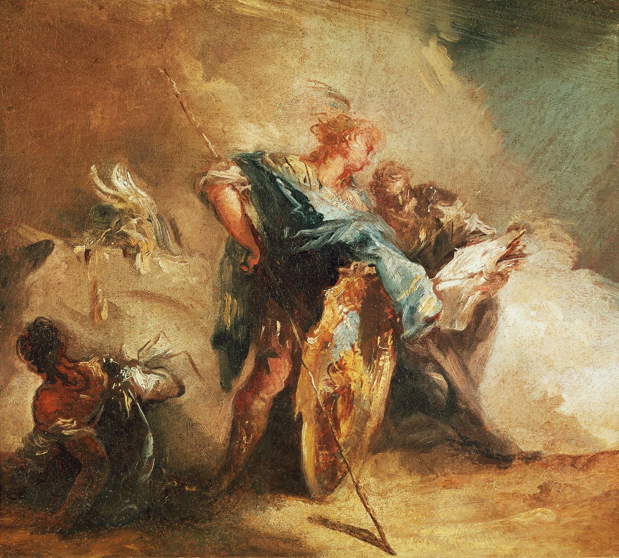 Minerve dictant des lois - Giovanni Battista Tiepolo