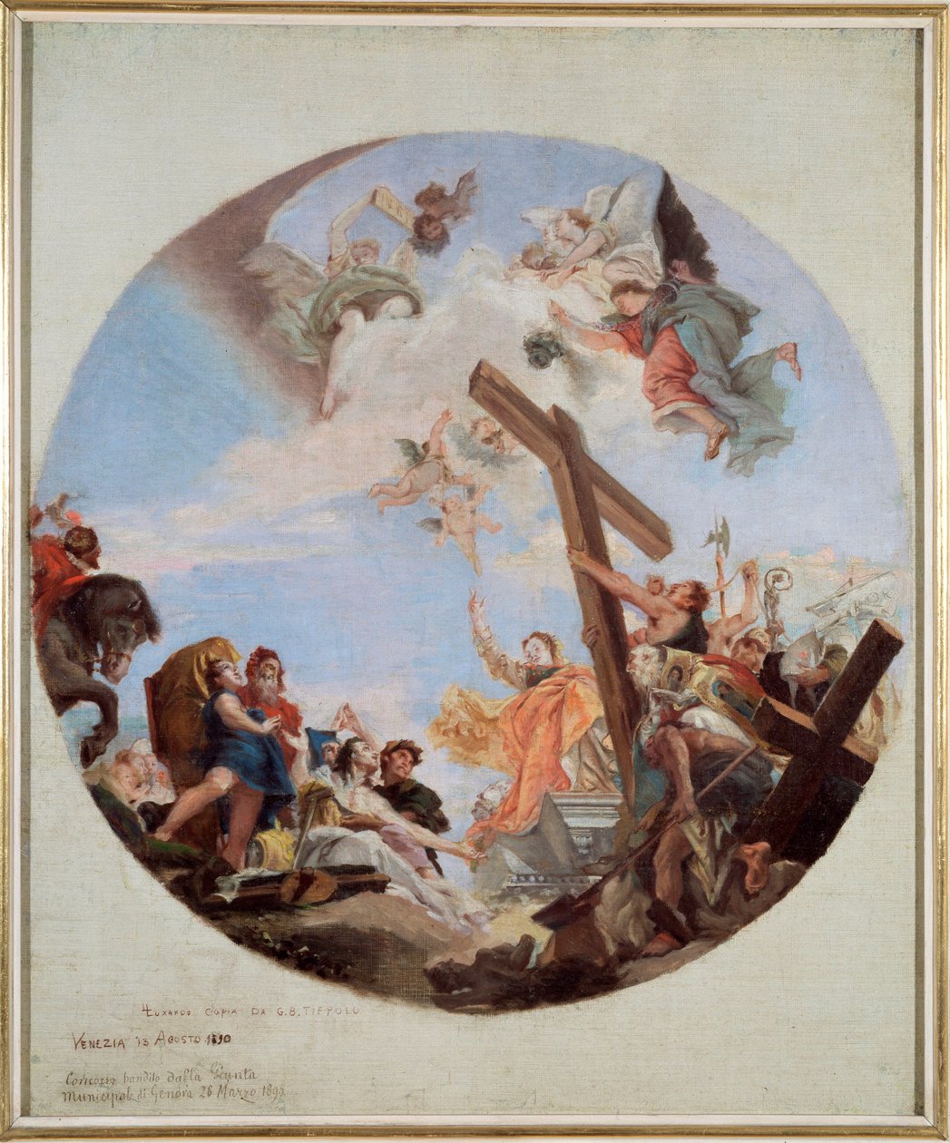 La découverte de la vraie croix - Giovanni Battista Tiepolo