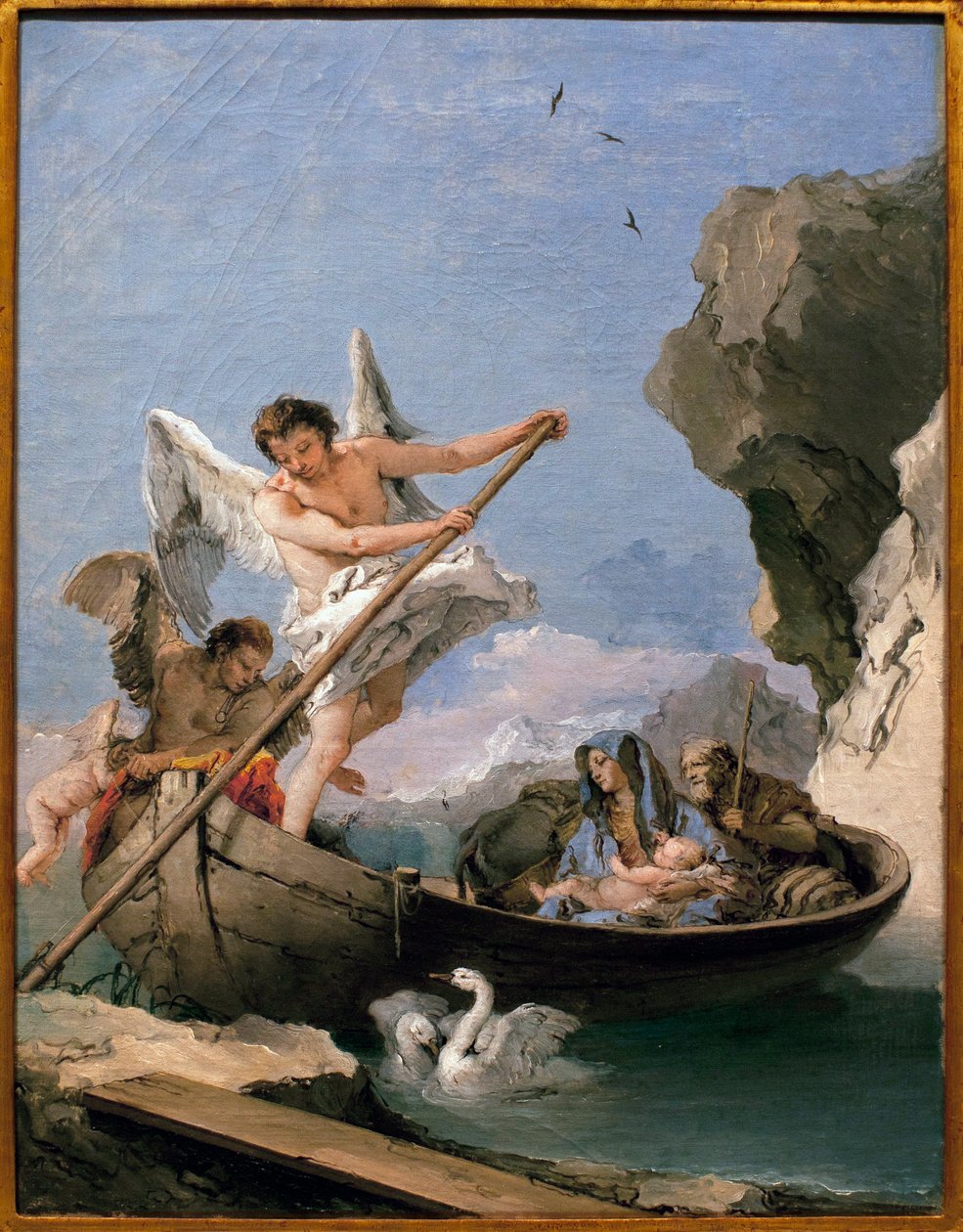 La fuite en Égypte - Giovanni Battista Tiepolo