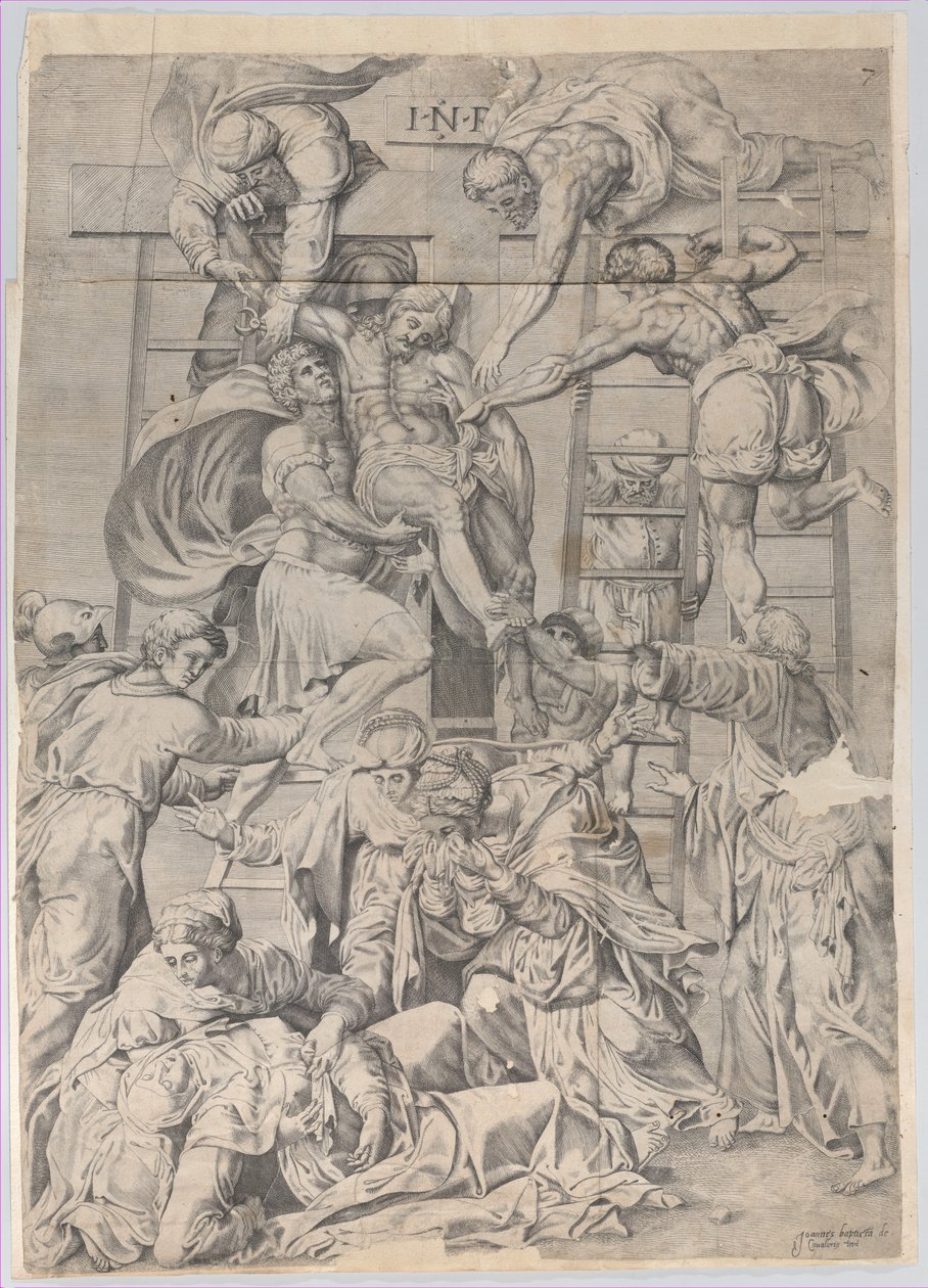 La descente de croix, 1550-1600 - Giovanni Battista Cavalieri