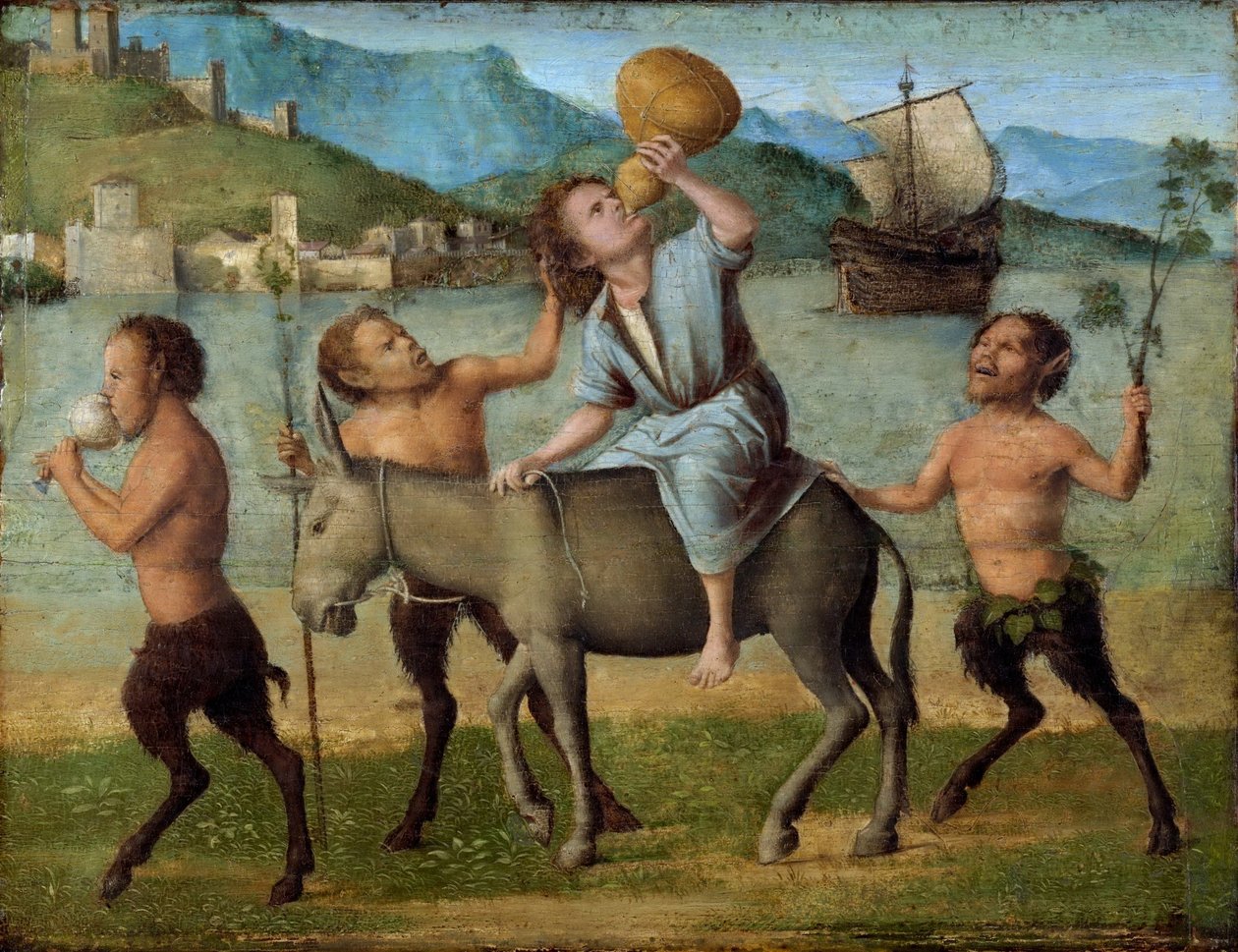 Silène et les Satyres - Giovanni Battista Cima da Conegliano