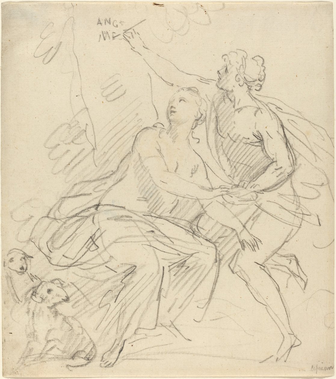 Angélique et Médor - Giovanni Battista Cipriani
