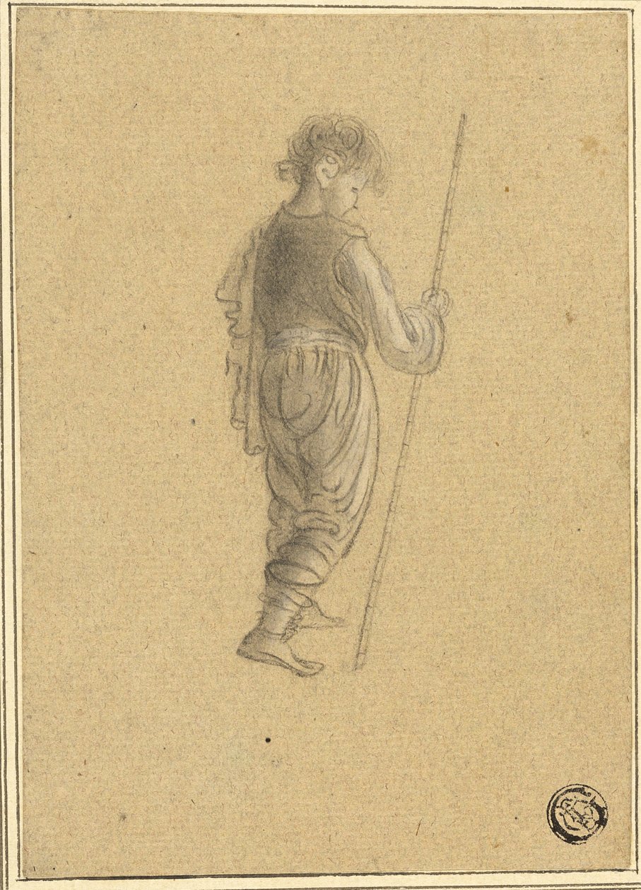 Garçon avec bâton - Giovanni Battista Cipriani