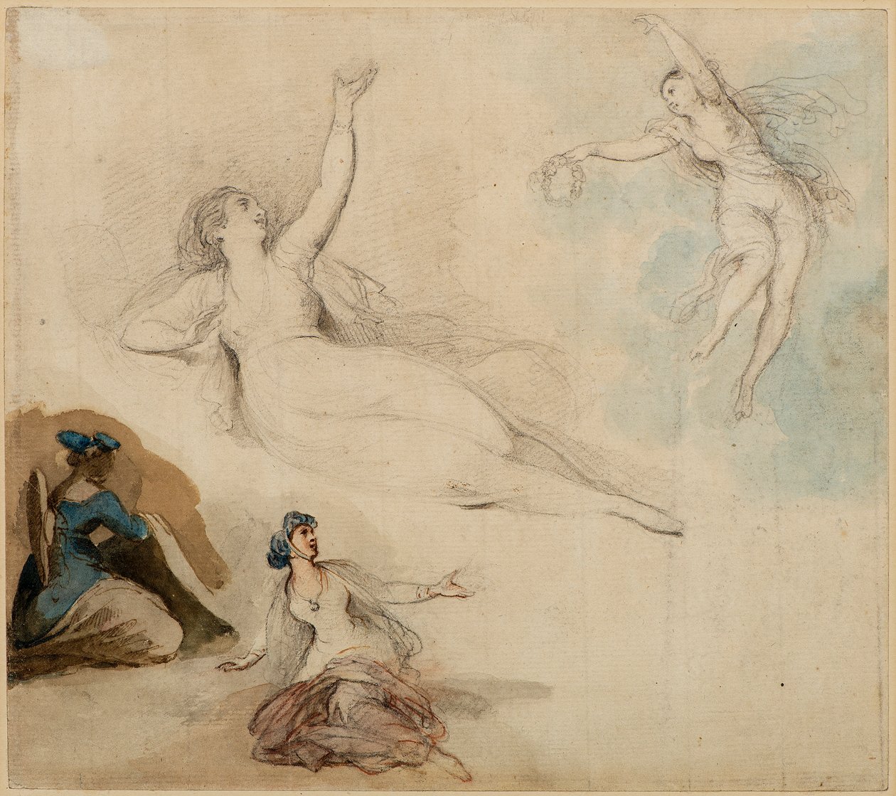 Études de figures - Giovanni Battista Cipriani