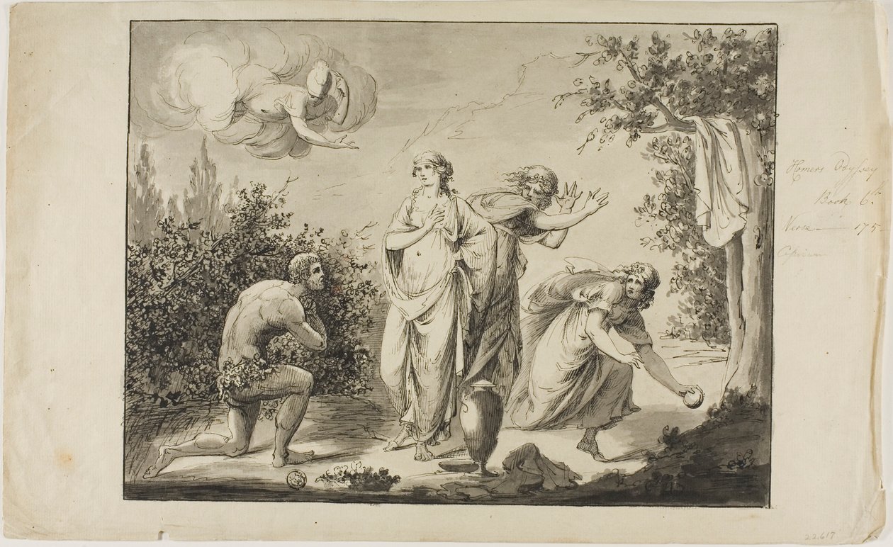 Ulysse et Nausicaa - Giovanni Battista Cipriani