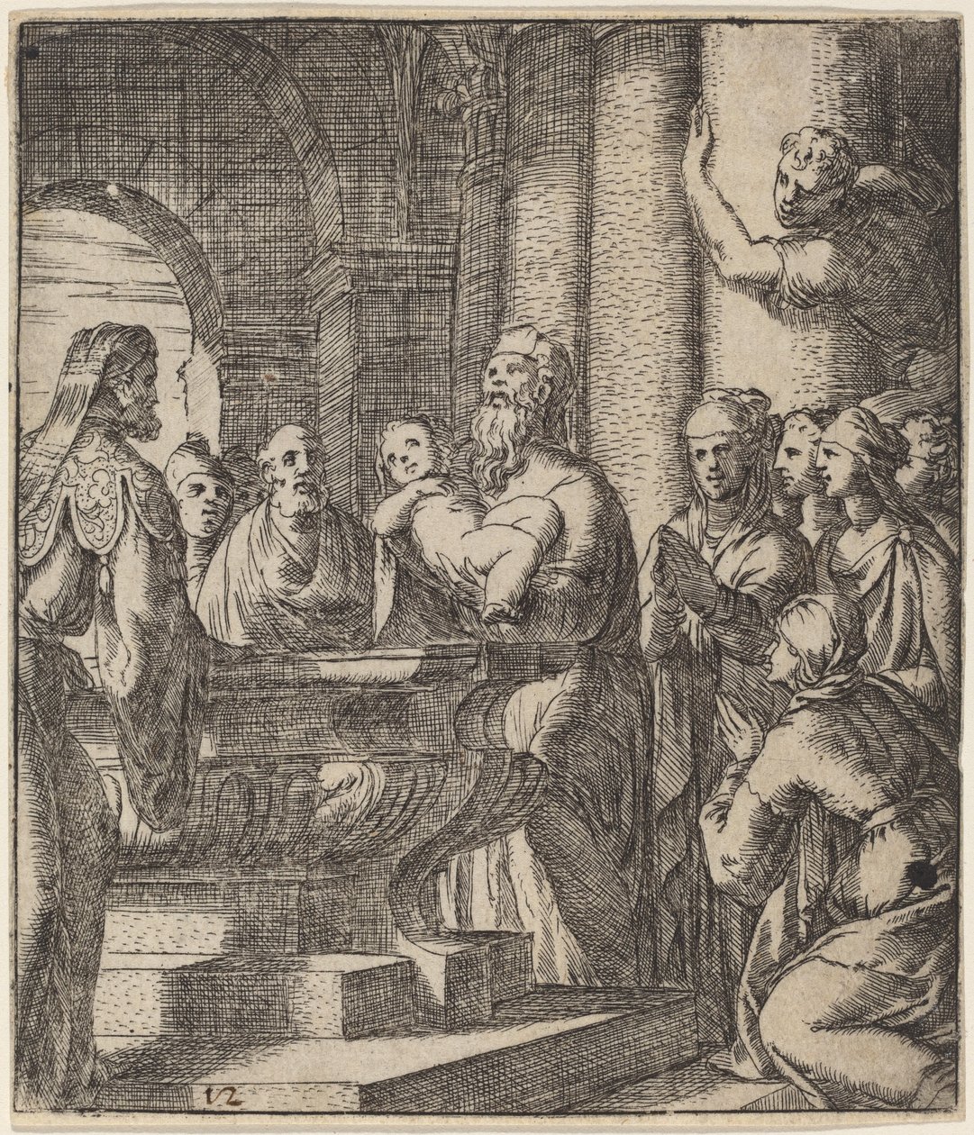 Le Baptême du Christ - Giovanni Battista Fontana