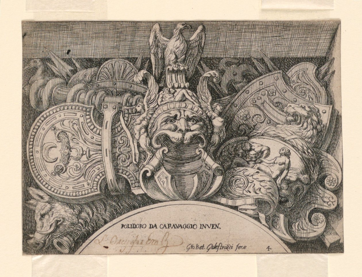 Divers trophées - Giovanni Battista Galestruzzi