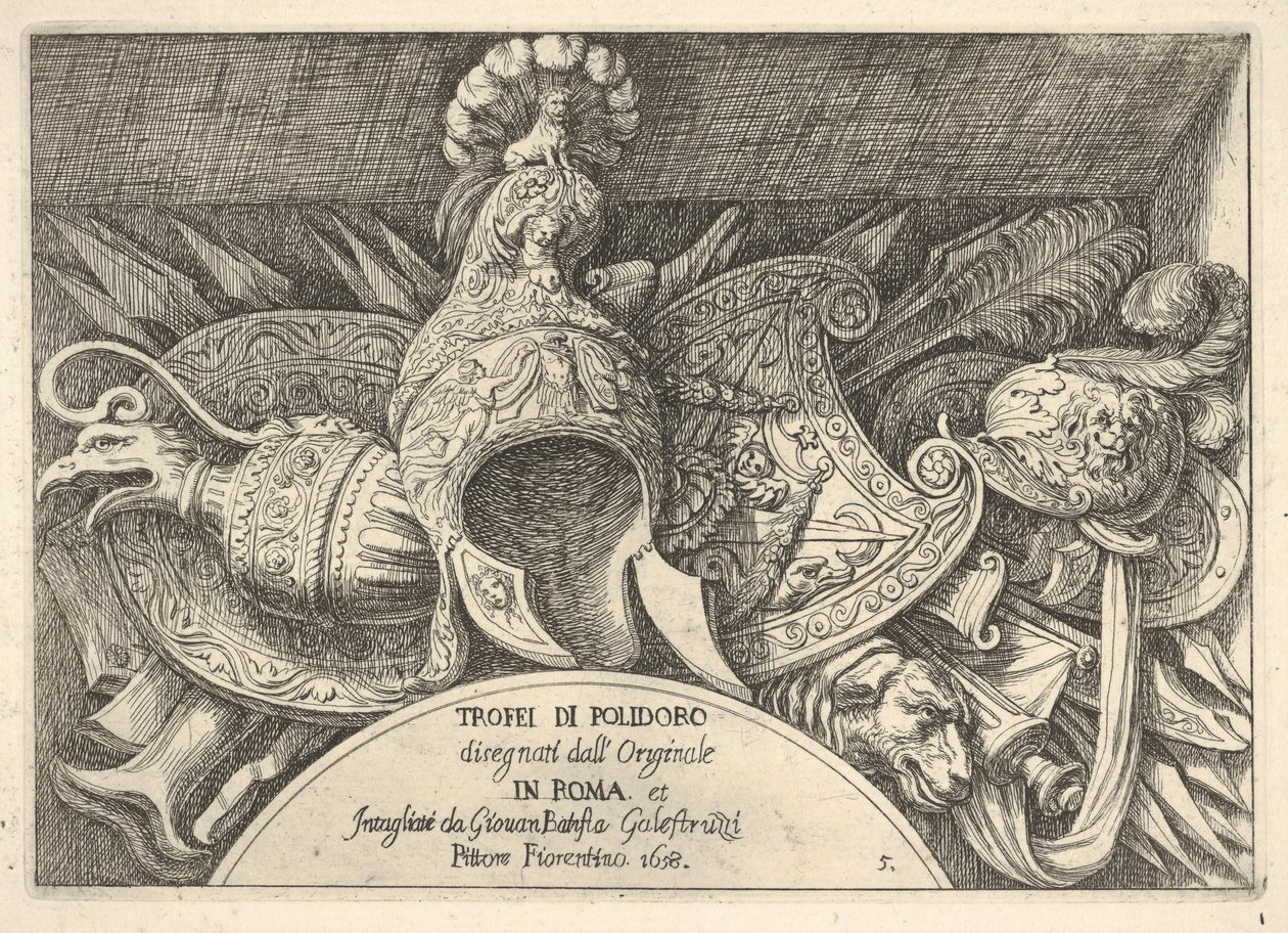 Planche 5 : trophées d