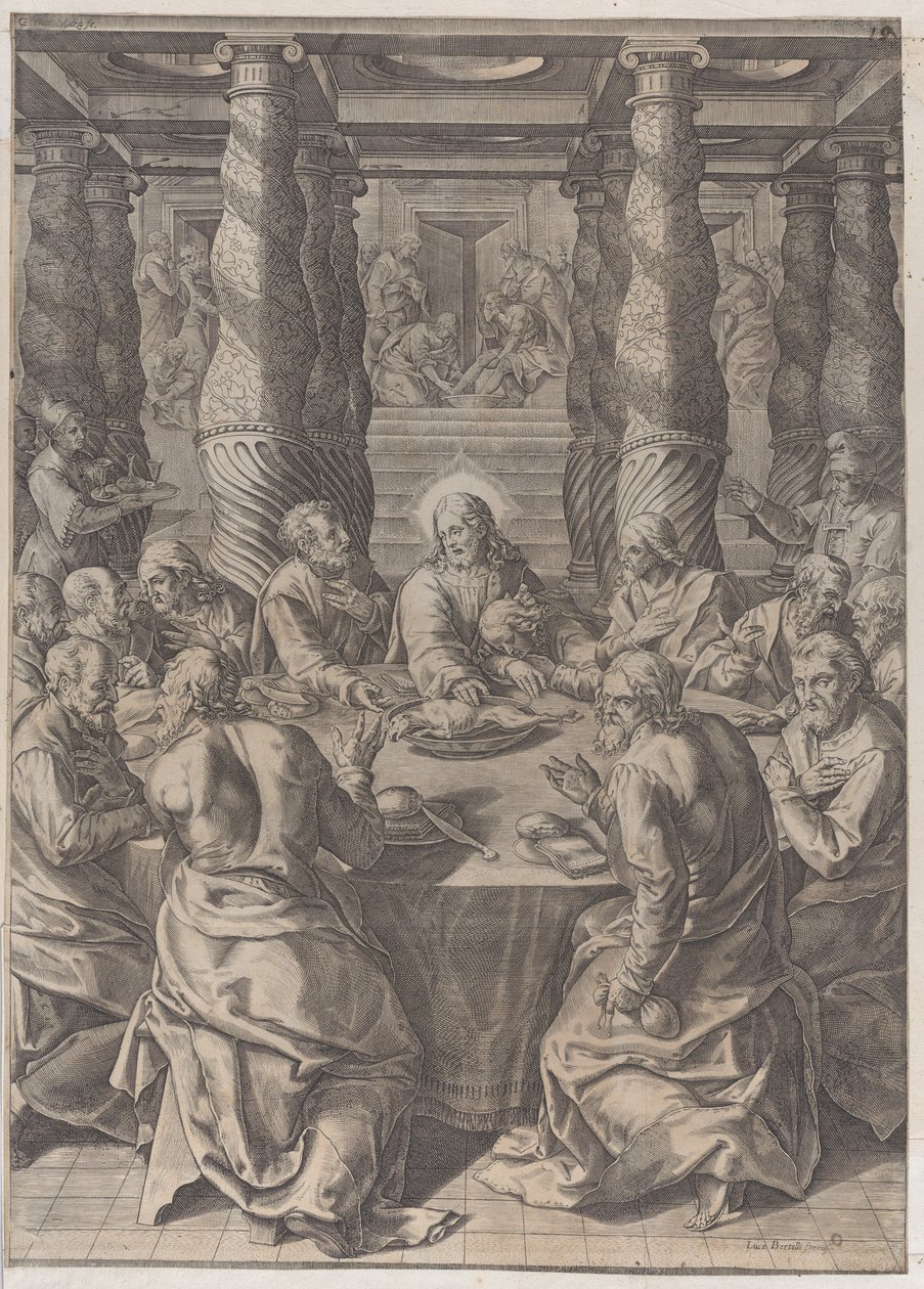 La Cène, vers 1580 - Giovanni Battista Mazza