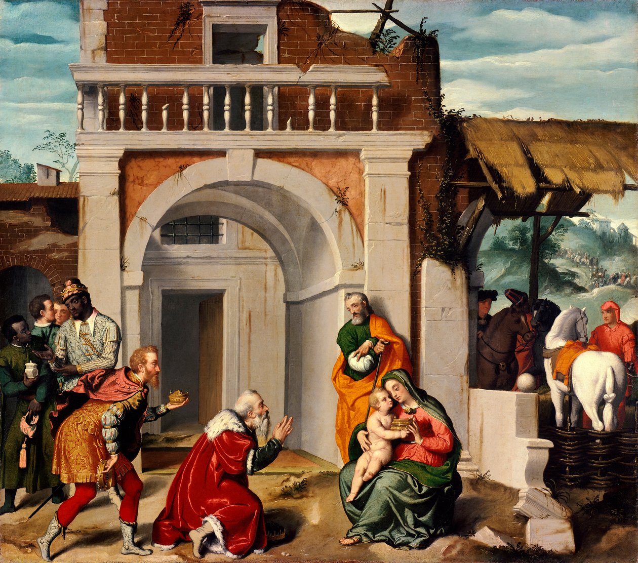 Adoration des Mages, par Giovanni Battista Moroni - Giovanni Battista Moroni