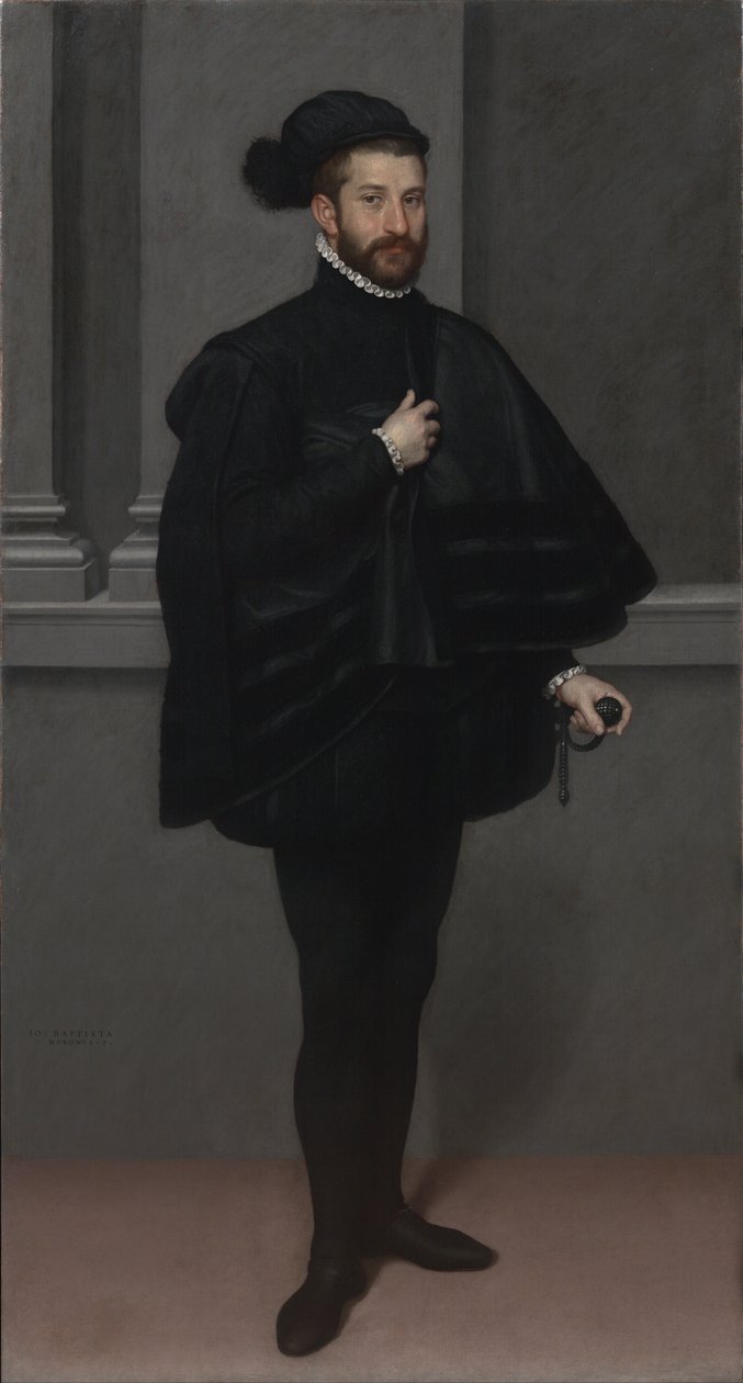 Le chevalier en noir - Giovanni Battista Moroni