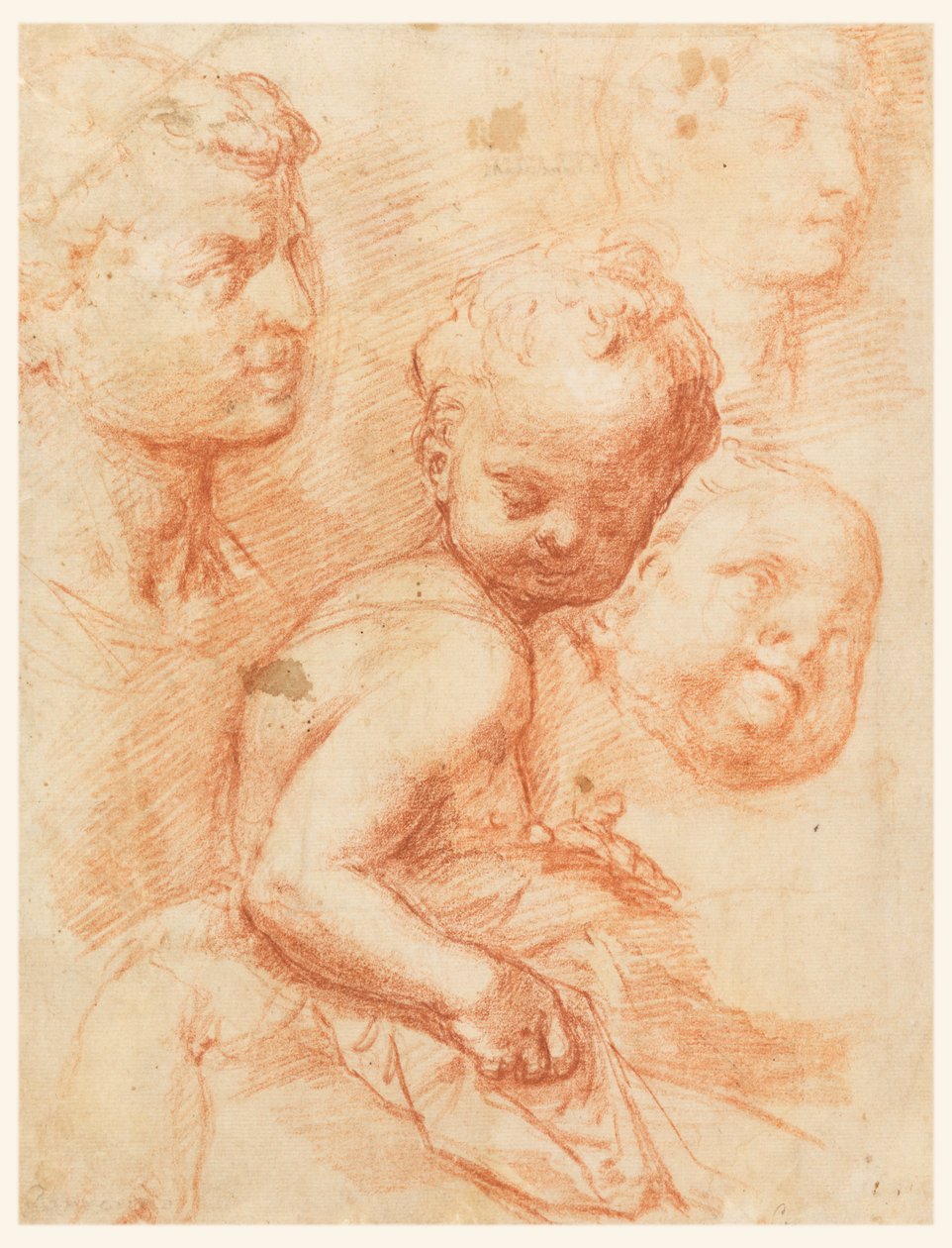 Dessin, Étude de têtes d