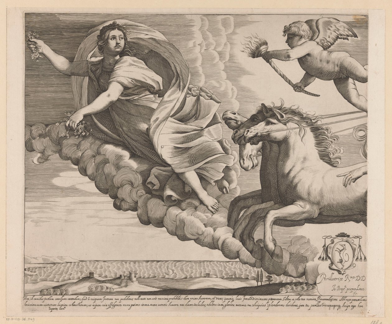 Apollon et Aurore (partie gauche) - Giovanni Battista Pasqualini