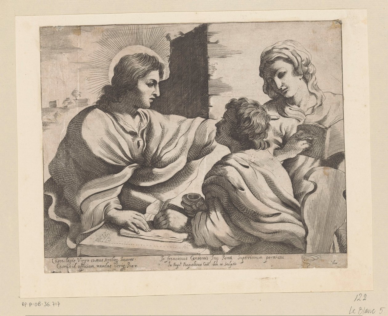 Jean-Baptiste, Christ et Marie - Giovanni Battista Pasqualini