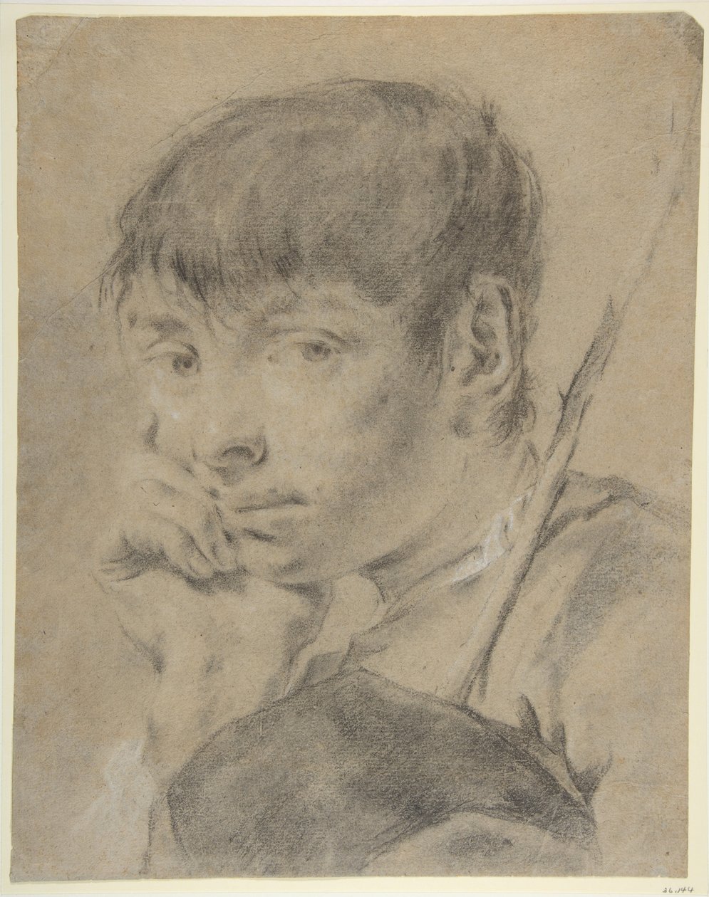 Un garçon avec un bâton - Giovanni Battista Piazzetta