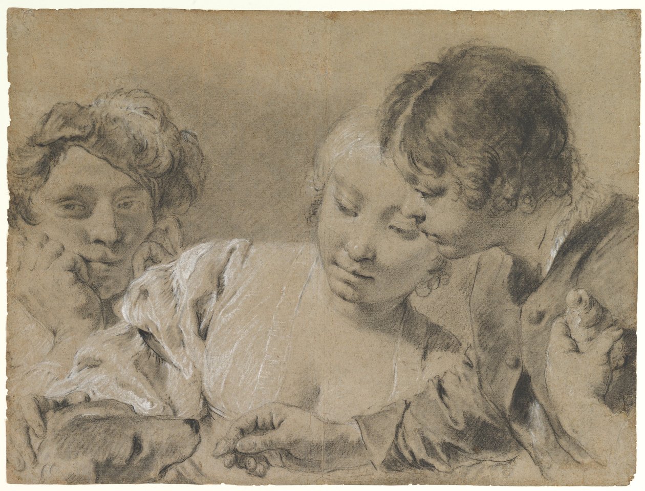 Nourrir le chien - Giovanni Battista Piazzetta